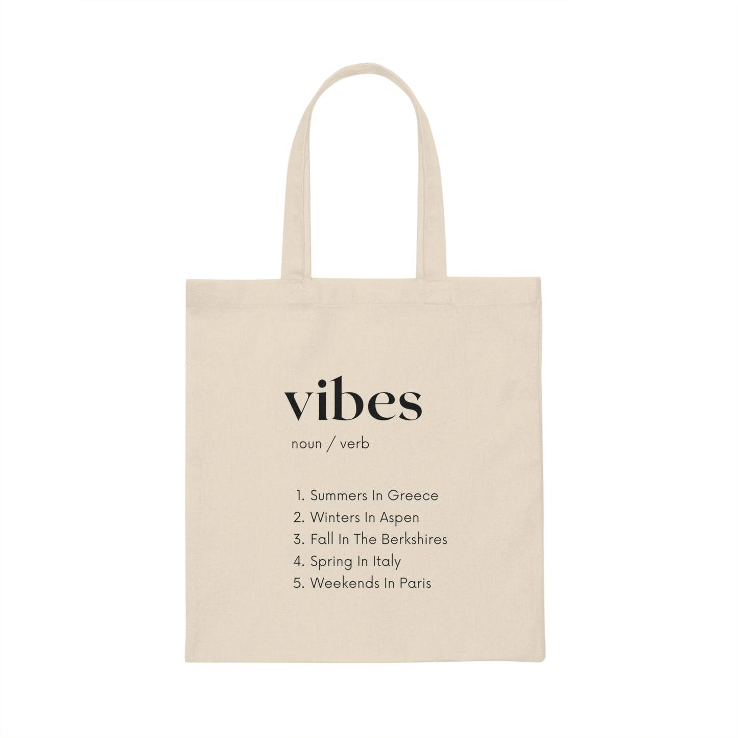 The Definition Of A Vibe Tote Bag