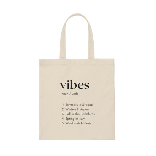 The Definition Of A Vibe Tote Bag